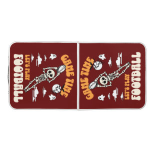 Game Time Let's Play Football Halloween Funny Beer Pong Table