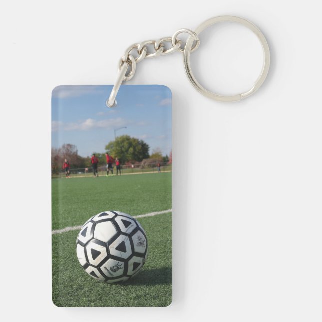 Game Time Perspective - Soccer / Futbol Keychain (Back)