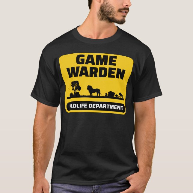 Game Warden Conservation officer Gamekeeper T-Shirt (Front)