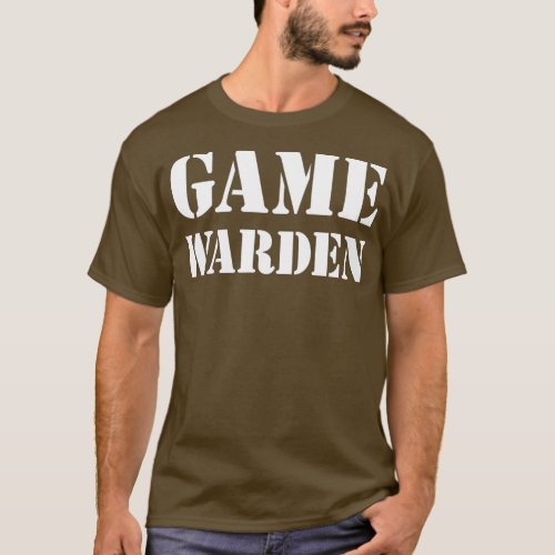 Game Warden  Halloween Costume _ 1  T_Shirt