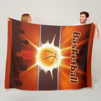 Game-Winning Basketball Energy Of The Court MVP Fleece Blanket