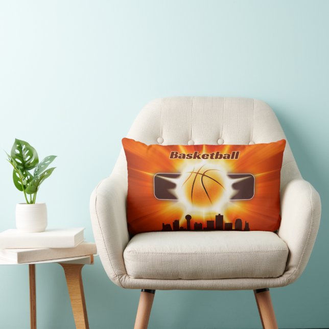 Game-Winning Basketball Energy Of The Court MVP Lumbar Pillow (Chair)