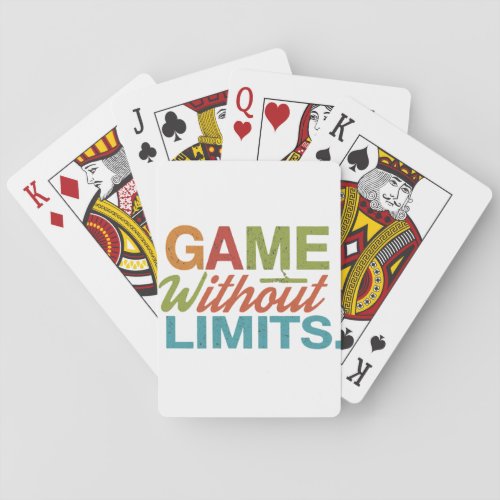 Game without Limits  Playing Cards