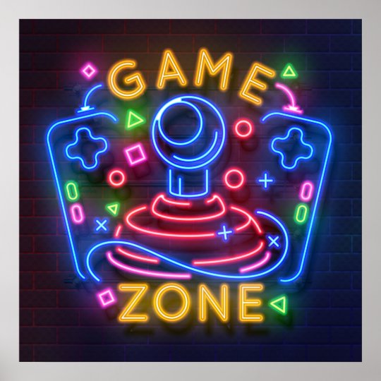 Game Zone Poster | Zazzle.com