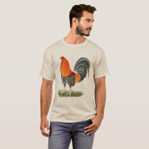 Gamecock Blue Red Rooster T-Shirt
