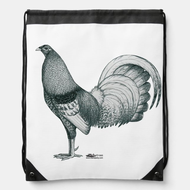 Gamecock Crele or Dom Drawstring Bag (Front)