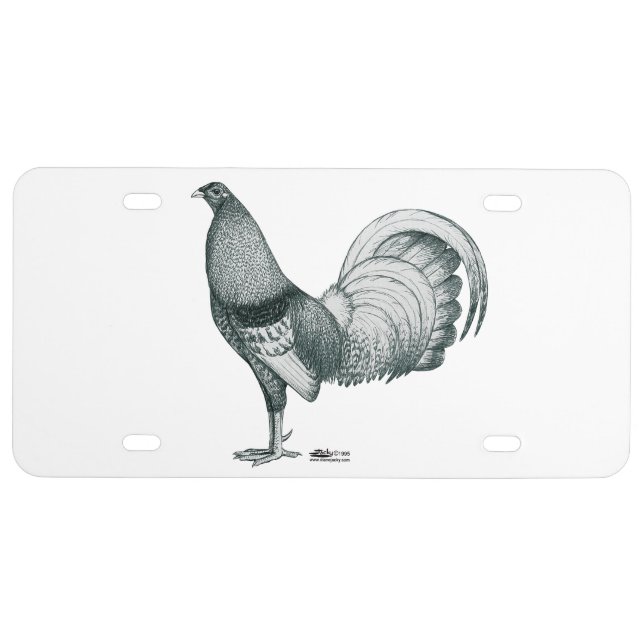 Gamecock Crele or Dom License Plate (Front)
