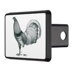 Gamecock Crele or Dom Trailer Hitch Cover
