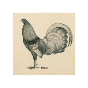 Gamecock Crele or Dom Wood Wall Decor