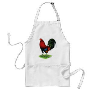Gamecock: Dark Red Adult Apron