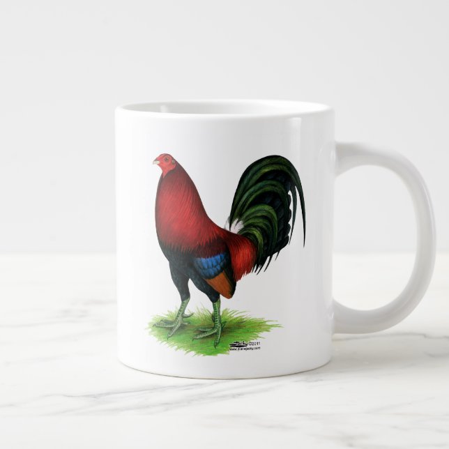Gamecock:  Dark Red Giant Coffee Mug (Right)