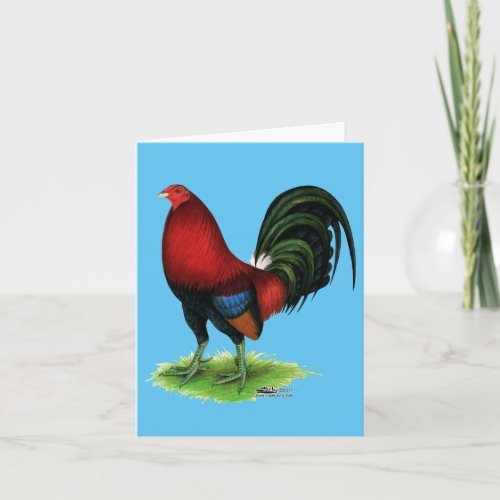 Gamecock  Dark Red Holiday Card