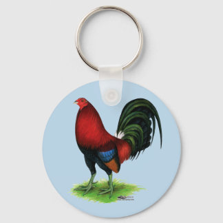 Gamecock: Dark Red Keychain