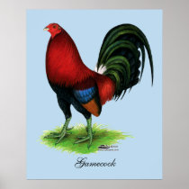 Gamecock:  Dark Red Poster