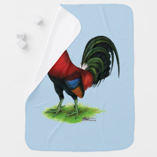 Gamecock:  Dark Red Swaddle Blanket