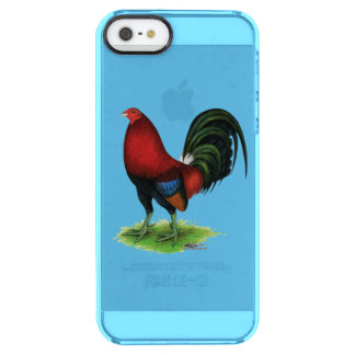 Gamecock:  Dark Red Clear iPhone SE/5/5s Case