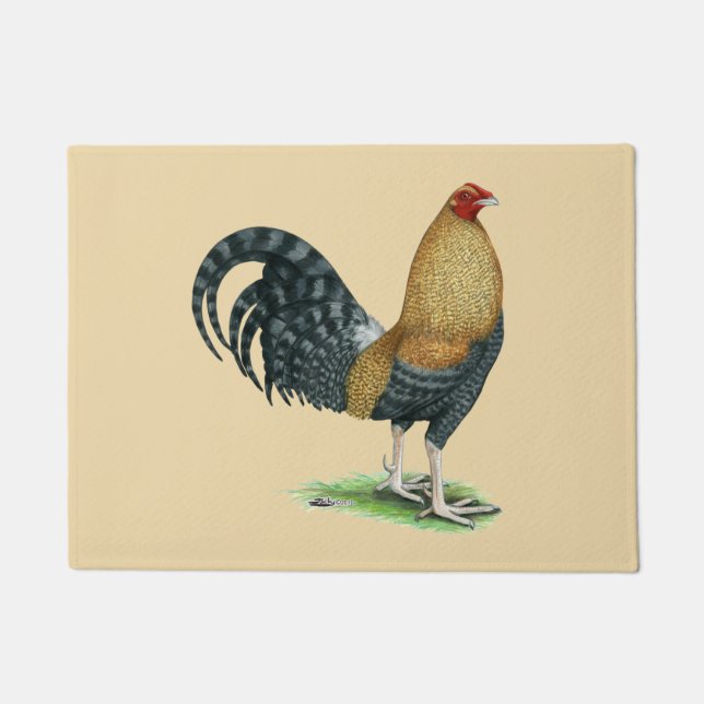 Gamecock:  Dom or Crele Doormat (Front)