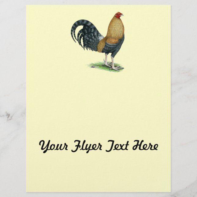 Gamecock:  Dom or Crele Flyer (Front)