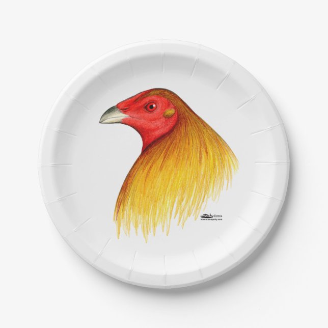 Gamecock Dubbed Paper Plates (Front)