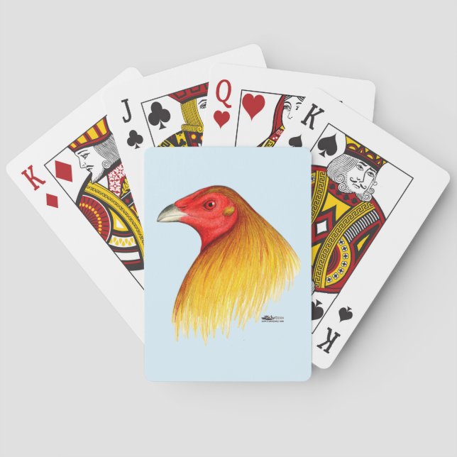 Gamecock Dubbed Poker Cards (Back)