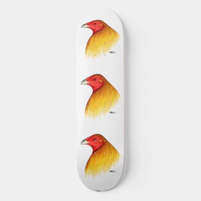 Gamecock Dubbed Skateboard Deck (Front)