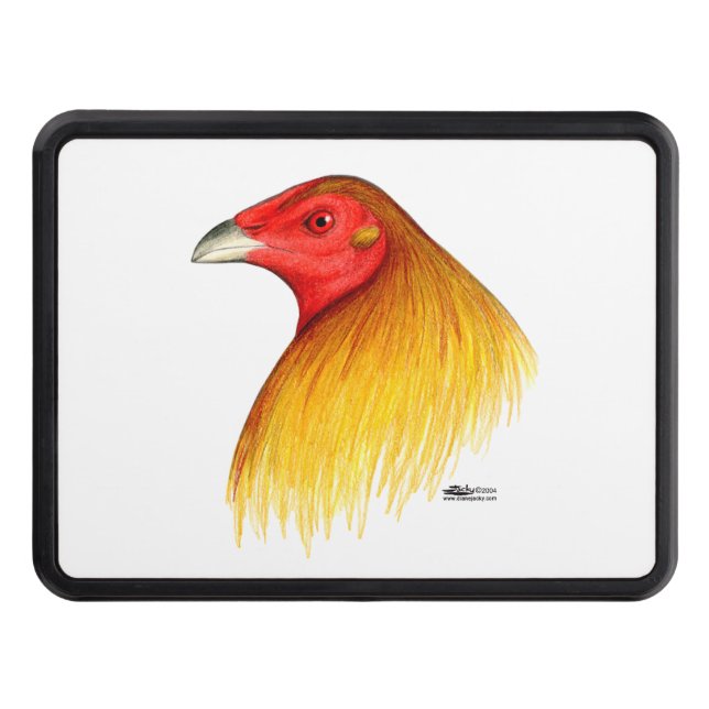 Gamecock Dubbed Tow Hitch Cover (Front)