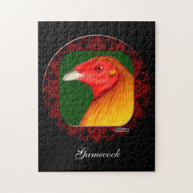 Gamecock Framed Jigsaw Puzzle (Vertical)
