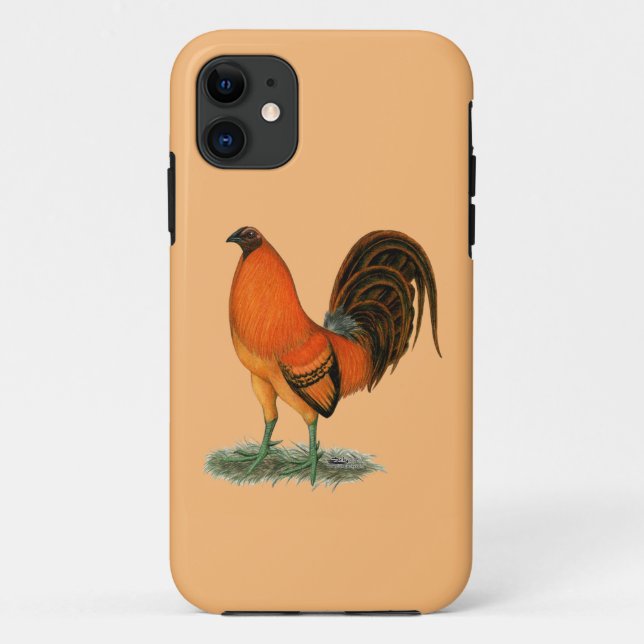 Gamecock Ginger Red Rooster Case-Mate iPhone Case (Back)