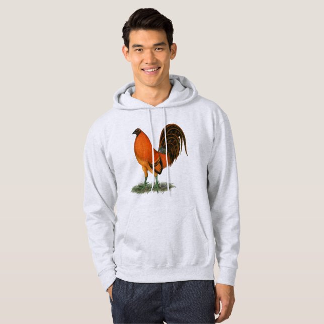 Gamecock Ginger Red Rooster Hoodie (Front Full)