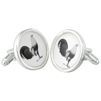 Gamecock Grey Duckwing Cufflinks