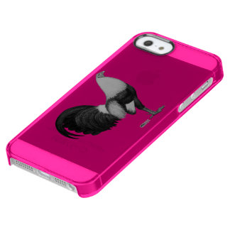 Gamecock Grey Duckwing Clear iPhone SE/5/5s Case