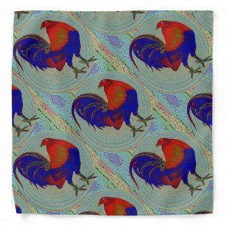 Gamecock:  Impressionist Rooster Bandana