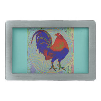 Gamecock: Impressionist Rooster Belt Buckle
