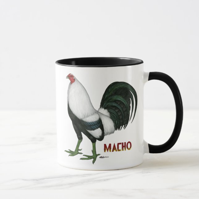 Gamecock Macho Duckwing Mug (Right)