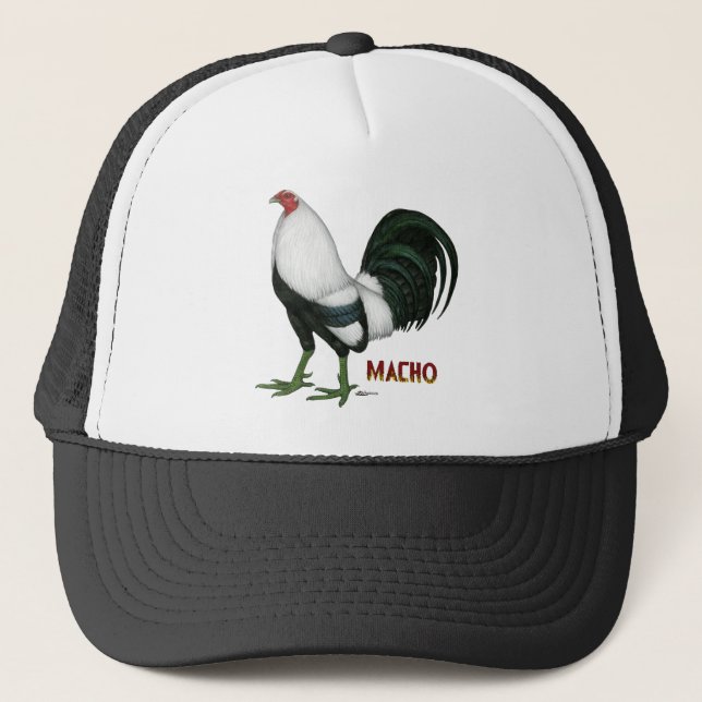Gamecock Macho Duckwing Trucker Hat (Front)