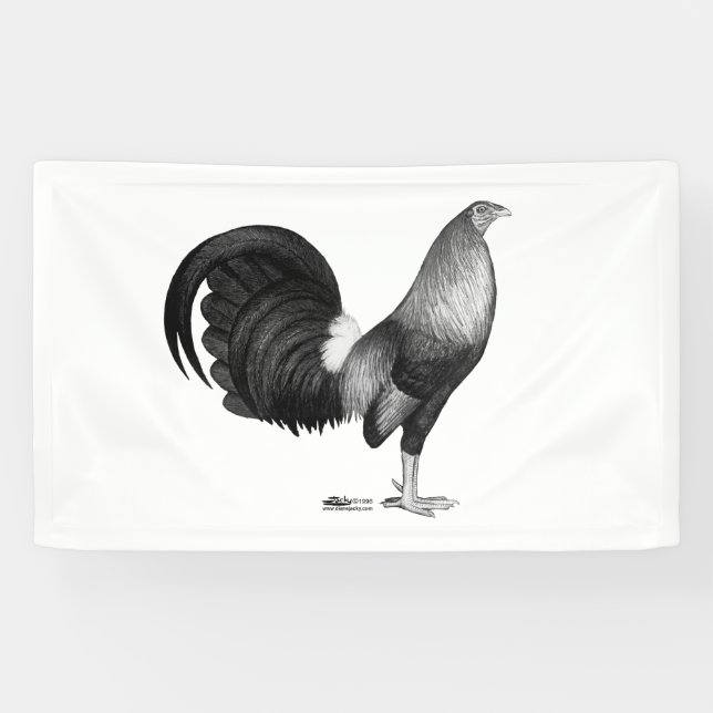 Gamecock Red Hatch Banner (Horizontal)