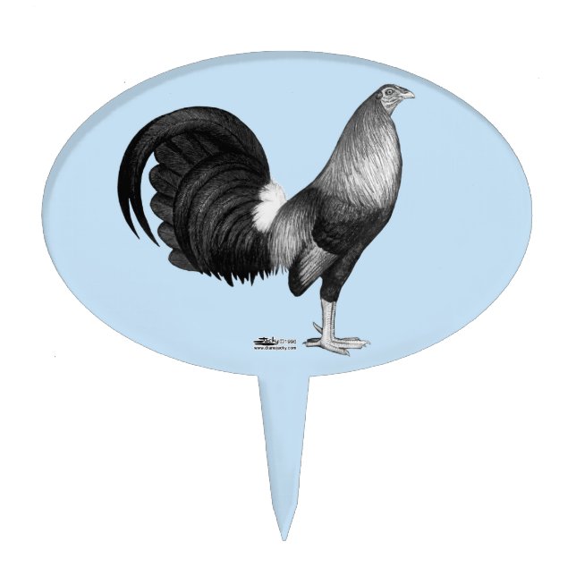 Gamecock Red Hatch Cake Topper (Front)