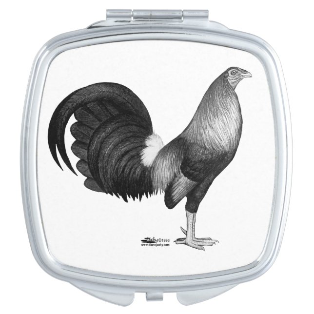 Gamecock Red Hatch Compact Mirror (Front)