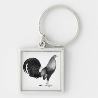 Gamecock Red Hatch Keychain