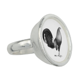 Gamecock Red Hatch Ring