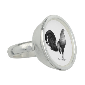 Gamecock Red Hatch Ring