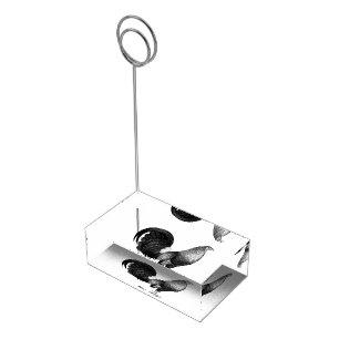 Gamecock Red Hatch Table Number Holder