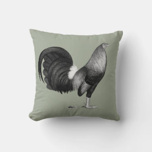 Gamecock Red Hatch Throw Pillow