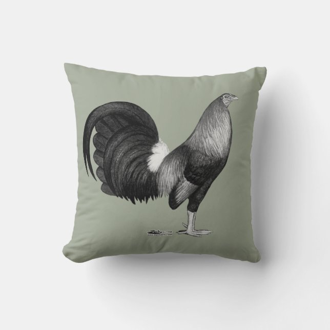 Gamecock Red Hatch Throw Pillow (Front)