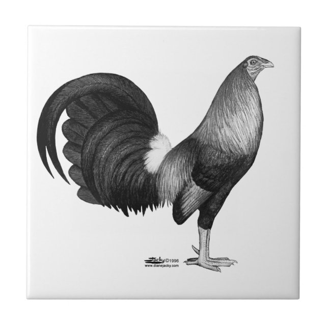 Gamecock Red Hatch Tile (Front)
