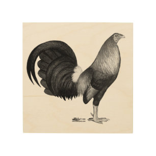 Gamecock Red Hatch Wood Wall Decor