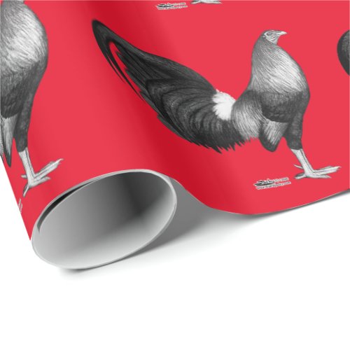Gamecock Red Hatch Wrapping Paper