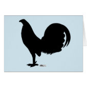 Gamecock Rooster Silhouette (Front Horizontal)