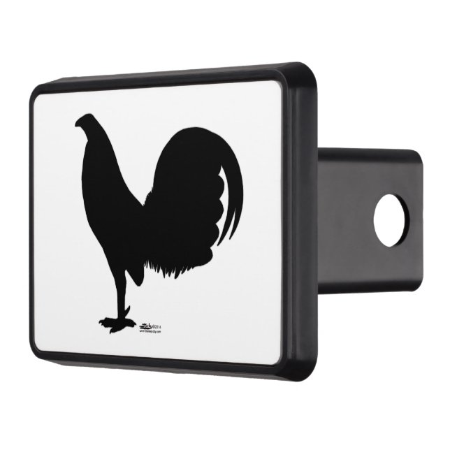 Gamecock Rooster Silhouette Hitch Cover (Left)