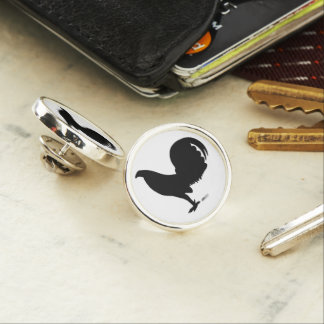 Gamecock Rooster Silhouette Lapel Pin
